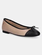 Tommy Hilfiger Кожени балеринки TOE CAP LEATHER BALLERINA