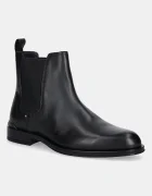 Tommy Hilfiger Кожени боти челси CORPORATE HILFIGER LTH CHESLEA
