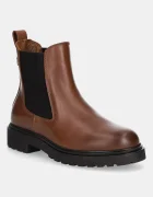 Tommy Hilfiger Кожени боти челси LEATHER CLEATED CHELSEA