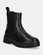 Tommy Hilfiger Кожени боти челси MINIMAL LEATHER CHELSEA LOGOTAPE