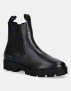 Tommy Hilfiger Кожени боти челси TH LTHR LOW CHELSEA