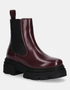 Tommy Hilfiger Кожени боти челси TH SHINY LEATHER CHELSEA