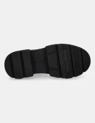 Tommy Hilfiger Кожени боти челси TH SHINY LEATHER CHELSEA в бежово с платформа с лека изолация FW0FW09042