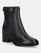 Tommy Hilfiger Кожени боти TH BUCKLE RIDING MID HEEL BOOTIE
