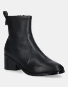 Tommy Hilfiger Кожени боти TH STRETCH LEATHER BOOTIE