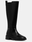 Tommy Hilfiger Кожени ботуши TH MINIMAL ABRASIVATO LONG BOOT