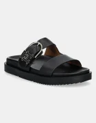 Tommy Hilfiger Кожени чехли LEATHER SPORTY MULE