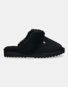 Tommy Hilfiger Кожени чехли TH SHEARLING HOUSE SHOE в черно FW0FW09063