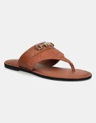Tommy Hilfiger Кожени джапанки MIXED LEATHER HORSEBIT THONG