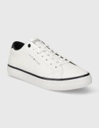 Tommy Hilfiger Кожени кецове TH HI VULC CORE LOW LEATHER ESS в бяло FM0FM05041
