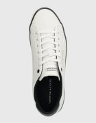 Tommy Hilfiger Кожени кецове TH HI VULC CORE LOW LEATHER ESS в бяло FM0FM05041