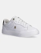 Tommy Hilfiger Кожени маратонки ESSENTIAL CHIC COURT SNEAKER RWB