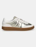 Tommy Hilfiger Кожени маратонки MU JACKIE METALLIC в бежово FW0FW09026
