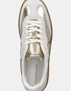 Tommy Hilfiger Кожени маратонки MU JACKIE METALLIC в бежово FW0FW09026