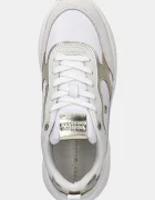 Tommy Hilfiger Кожени маратонки TH CHUNKY RUNNER METALLIC в бяло FW0FW09204