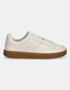 Tommy Hilfiger Кожени маратонки TH HERITAGE COURT SNEAKER LTR в бежово FW0FW09028