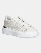 Tommy Hilfiger Кожени маратонки TH MONOGRAM PLATFORM SNK