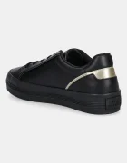 Tommy Hilfiger Кожени маратонки VULC FOXING SNEAKER в черно FW0FW08683