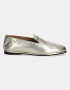 Tommy Hilfiger Кожени мокасини HILFIGER GOLD LOAFER в златисто с равна подметка FW0FW08958