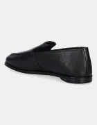 Tommy Hilfiger Кожени мокасини TH LEATHER LOAFER в черно с равна подметка FW0FW09319
