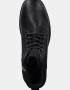 Tommy Hilfiger Кожени обувки CORPORATE W LTH LACE BOOT мъжки в черно FM0FM05606