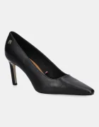 Tommy Hilfiger Кожени обувки с тънък ток TH LOGO LEATHER PUMP SLANTED HL