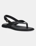 Tommy Hilfiger Кожени сандали COLOR BLOCK THONG FLAT SANDAL