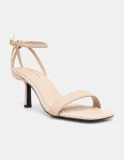 Tommy Hilfiger Кожени сандали LEATHER KNOTS KITTEN SANDAL