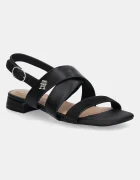 Tommy Hilfiger Кожени сандали LEATHER & SUEDE FLAT SANDAL