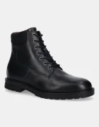 Tommy Hilfiger Кожени туристически обувки CLEATED HILFIGER W LTH BOOT