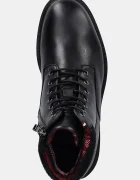 Tommy Hilfiger Кожени туристически обувки CLEATED HILFIGER W LTH BOOT мъжки в черно FM0FM05562