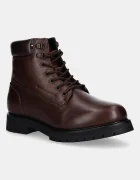 Tommy Hilfiger Кожени туристически обувки FLEX TH OUTDOOR RS LTH BOOT