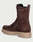 Tommy Hilfiger кубинки с платформа за деца от велур кафяви T4A5-35172