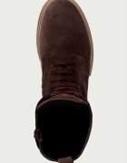 Tommy Hilfiger кубинки с платформа за деца от велур кафяви T4A5-35172