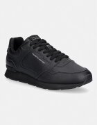 Tommy Hilfiger LIGHT EVA RUNNER LEATHER маратонки мъжки от кожа черни FM0FM05906