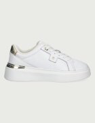 Tommy Hilfiger маратонки дамски от кожа TH PLATFORM CHIC SNEAKER бели FW0FW09626