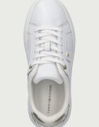 Tommy Hilfiger маратонки дамски от кожа TH PLATFORM CHIC SNEAKER бели FW0FW09626