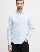 Tommy Hilfiger мъжка памучна риза синя на каре MW0MW42445