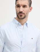 Tommy Hilfiger мъжка памучна риза синя на каре MW0MW42445