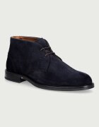 Tommy Hilfiger обувки мъжки от велур CORPORATE DRESSY SUEDE LACE BOOT тъмносини FM0FM05951