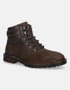 Tommy Hilfiger Обувки от набук CLEATED HILFIGER WRM HOOK BOOT