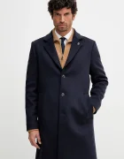 Tommy Hilfiger палто мъжко с вълна тъмносиньо MW0MW40768