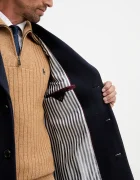 Tommy Hilfiger палто мъжко с вълна тъмносиньо MW0MW40768