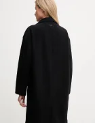 Tommy Hilfiger Палто с вълна в черно WW0WW47372