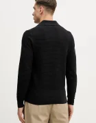 Tommy Hilfiger Памучен пуловер мъжки в черно от лека материя MW0MW41644