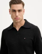 Tommy Hilfiger Памучен пуловер мъжки в черно от лека материя MW0MW41644