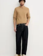 Tommy Hilfiger Памучен пуловер мъжки в кафяво от лека материя MW0MW41643