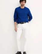Tommy Hilfiger Памучен пуловер мъжки в синьо от лека материя MW0MW41643