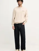 Tommy Hilfiger Памучен суичър мъжки в бежово с изчистен дизайн MW0MW41432