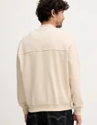 Tommy Hilfiger Памучен суичър мъжки в бежово с изчистен дизайн MW0MW41432